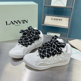 Lanvin Leather Curb "White/Black"