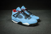 AJ4 TS co-branded blue suede
