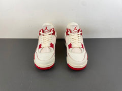 Air Jordan 4  off-white and red