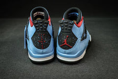 AJ4 TS co-branded blue suede