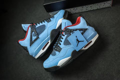 AJ4 TS co-branded blue suede